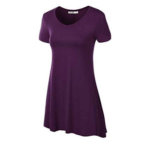 【Pensee purple】No sleeve design YONGHS Mens Short Sleeves Basic Pullover Crop Top T-Shirt