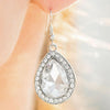 Are You Sure That's REGAL? White Gem Earrings
