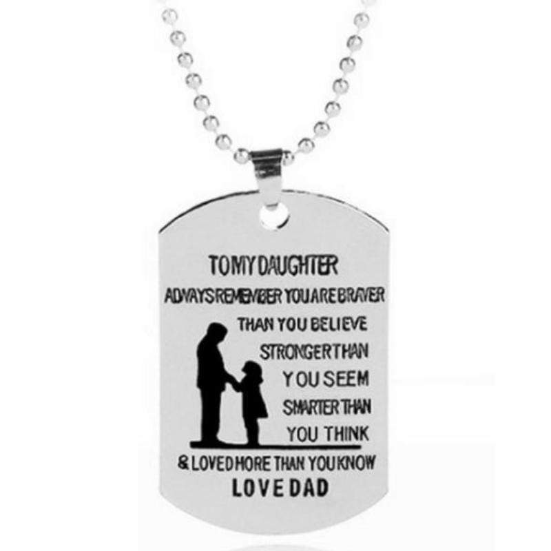 Daddy daughter dog tags shop