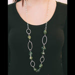 Dream Vacation Green Necklace
