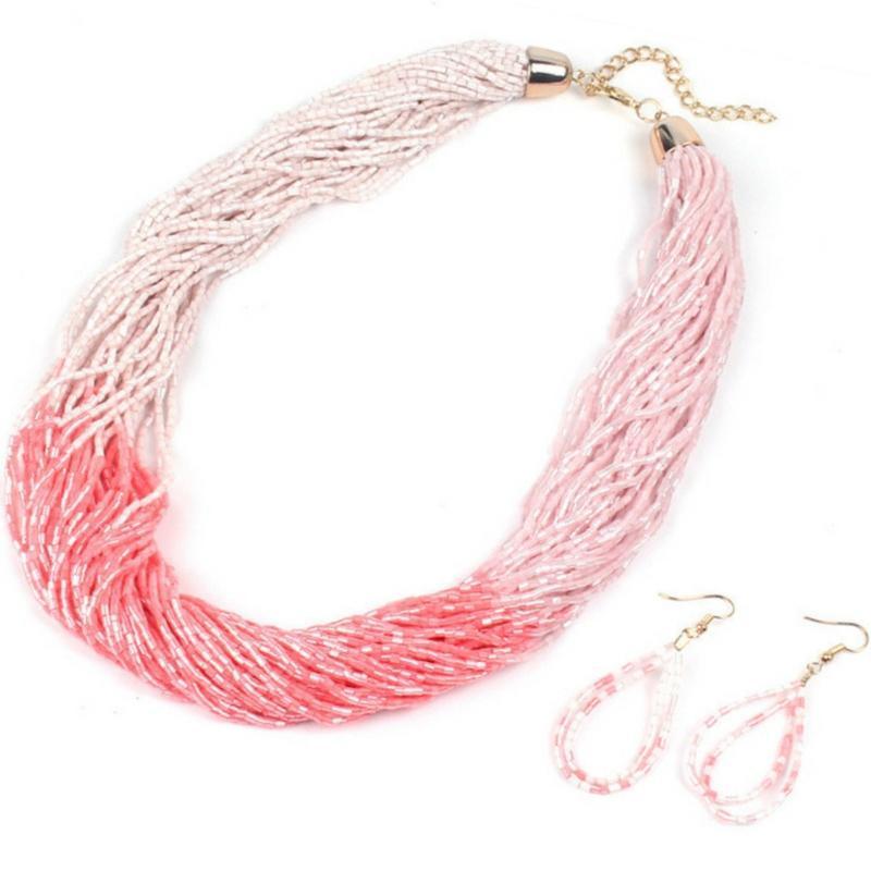 Just BEAD-ing Beautiful Pink Seed Bead Necklace – WICKED WONDERS