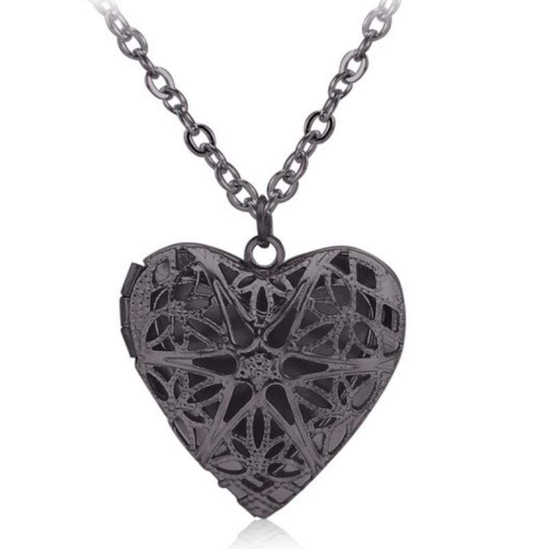 アクセサリー epic jewelry blackheartpendantnecklace Black heart pendant necklace – EPIC JEWELRY