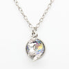 The Little Mermaid Multi Iridescent Dainty Charm Necklace