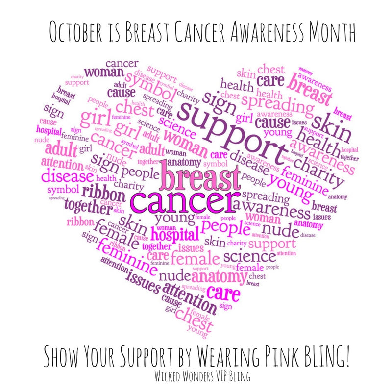 Wear Pink Bling to Support Breast Cancer Awareness Month