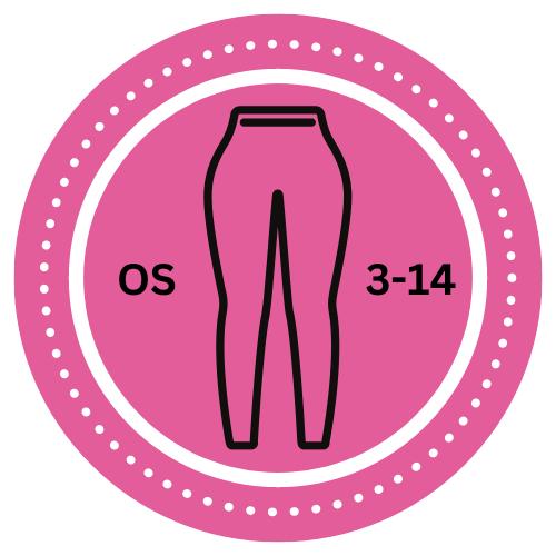 Leggings One Size (3-14) - Affordable and Buttersoft