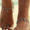 Shimmer By the Shore Silver Anklet