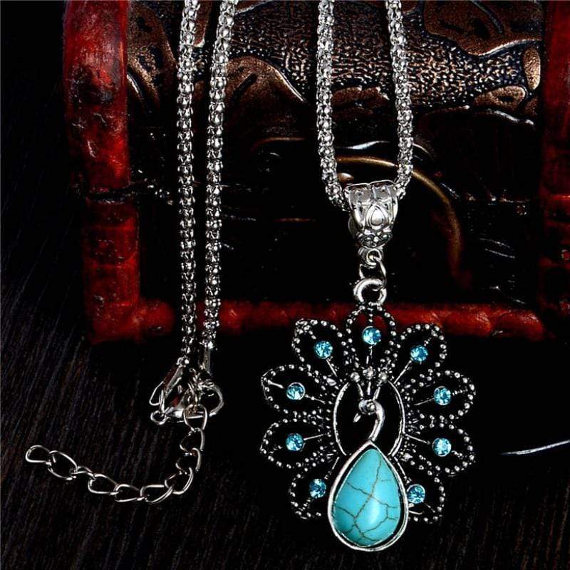 Shadows of the Peacock Blue Stone Set