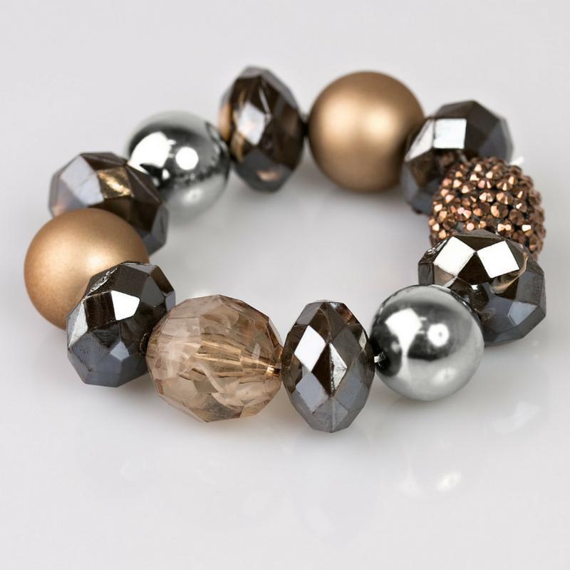 All Cozied Up Brown Bracelet