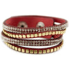 Comin' In Hot Red Snap Closure Bracelet