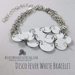 Disco Fever White Bracelet