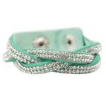 Haters Gonna Hate Green Snap Closure Bracelet