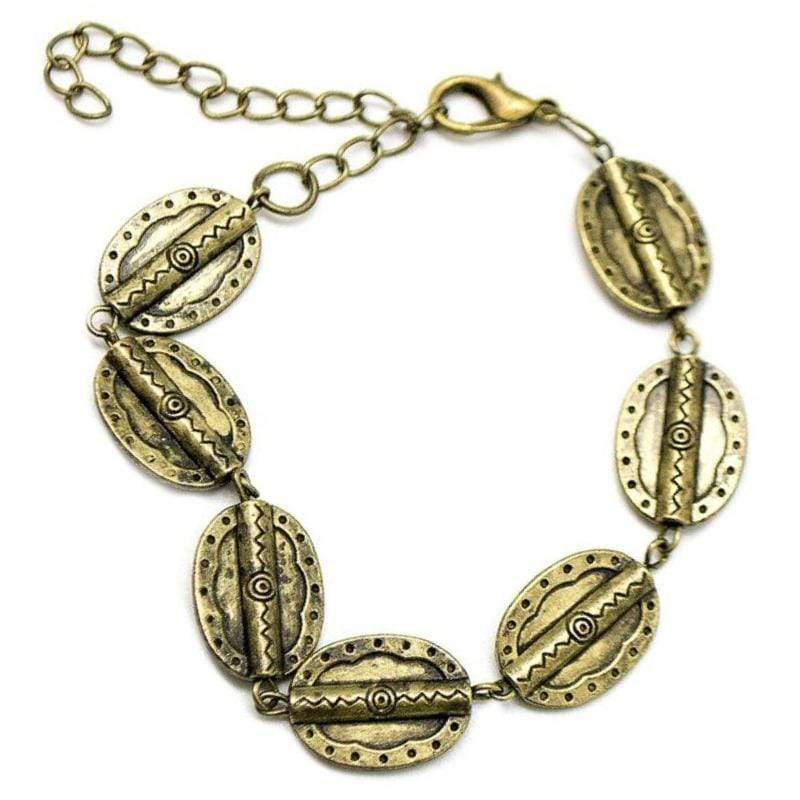 Incan Inspiration Brass Bracelet