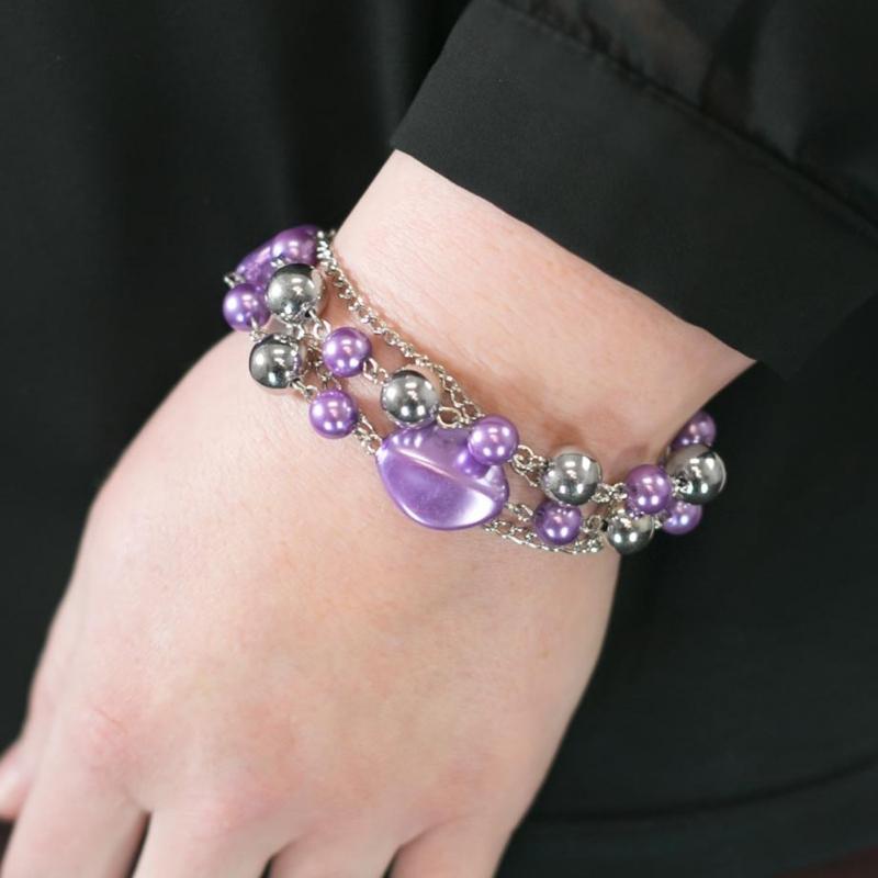 Jersey Girl Purple Bracelet