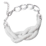 KNOT-ical Style White Bracelet