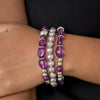 Malibu Marina Purple Set of Stretchy Bracelets