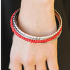 Paint the Town Red Bangle Bracelets