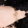 Starlight Sparkle Brass Bracelet