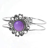 Totally Off the Hinges Purple Hinged Cuff Bracelet