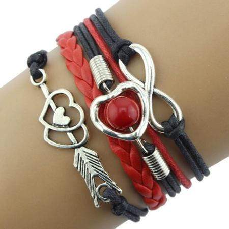 Valentine Secret Red/Black Bracelet