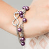 World Without End Purple Bracelet