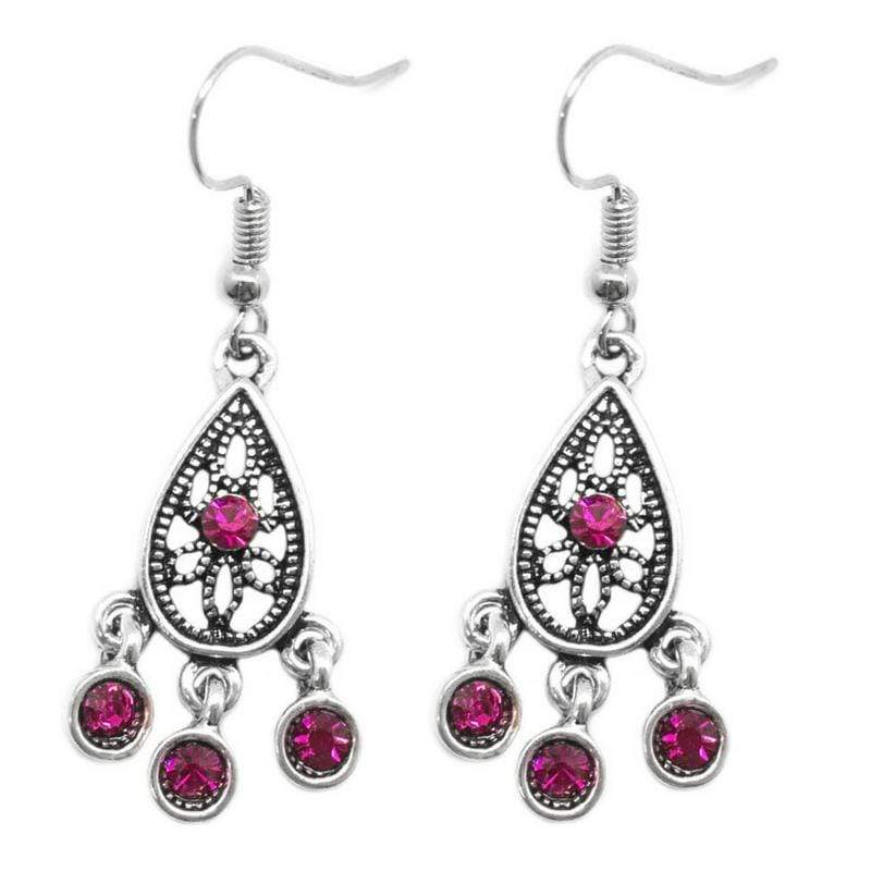 BEAM All You Can BEAM Pink Rhinestone Earrings