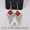 Call of the Wild Brown Earrings