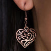 Fireheart Copper Earrings