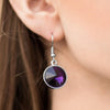 I Want to Be a Millionaire Purple Gem Earrings