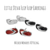 Little Diva Flip Flop Earrings