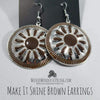 Make It Shine Brown Earrings