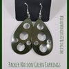 Packer Nation Green Earrings