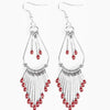 Painted Pony Red Earrings