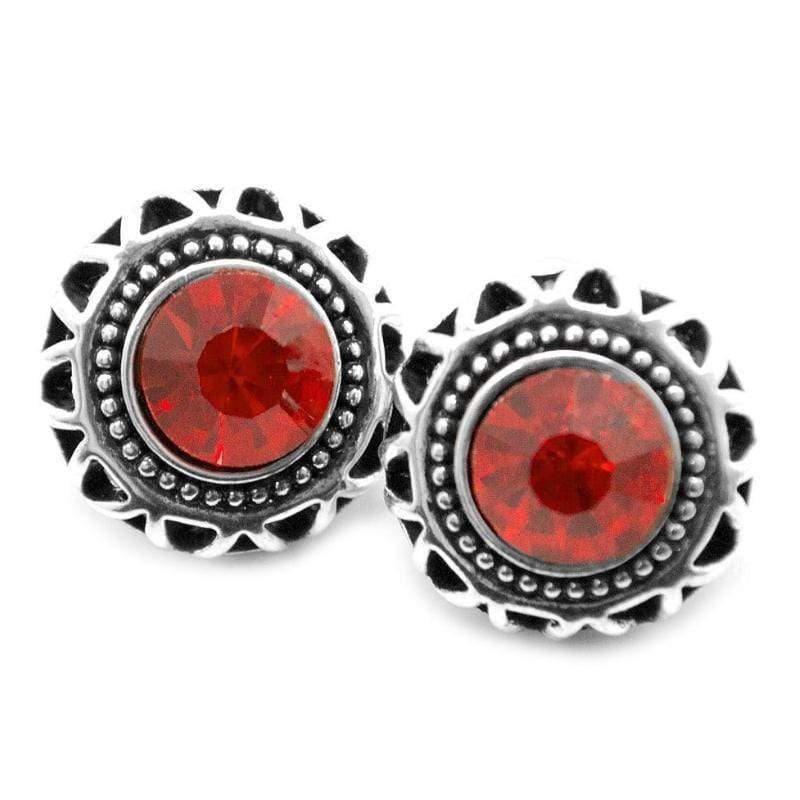 Single and Ready to Mingle Red Post Earrings