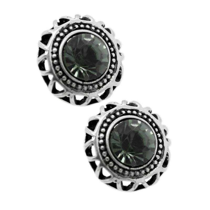 Single and Ready to Mingle Silver Post Earrings