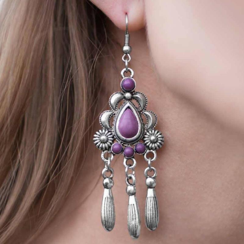 Southern Melodies Purple Earrings