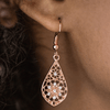 Spring Sparkle Copper Earrings