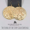 The Floral of the Story Gold Earrings