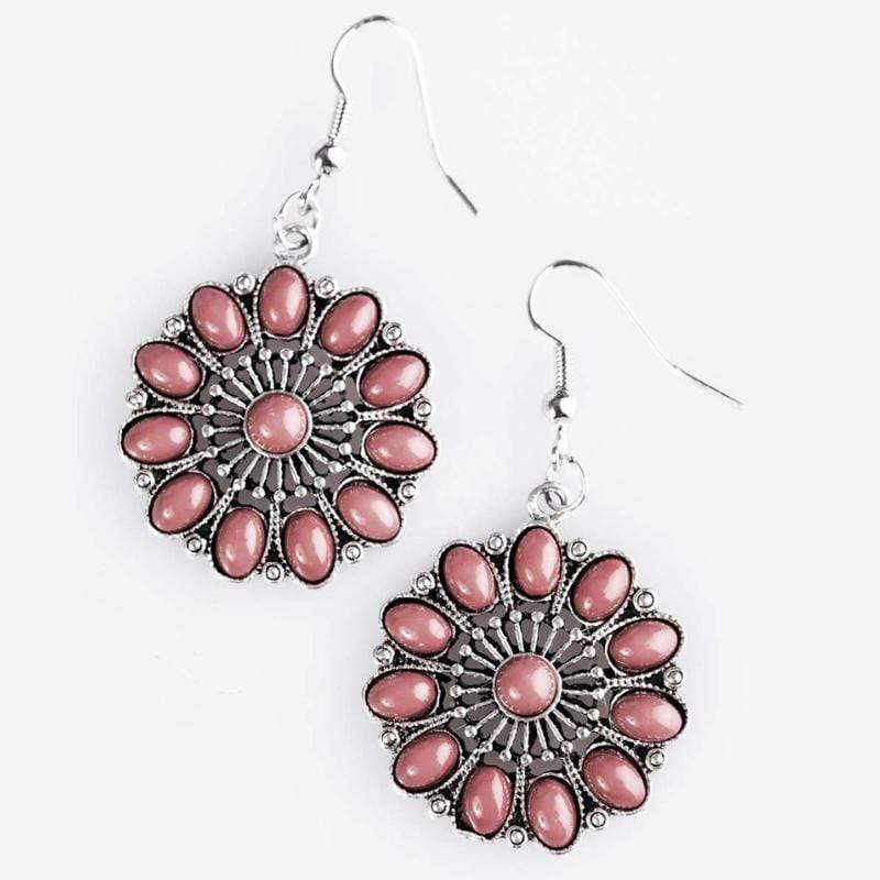 The Lotus Palace Pink Earrings