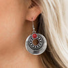 The Scenic Trail Red Earrings