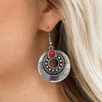 The Scenic Trail Red Earrings