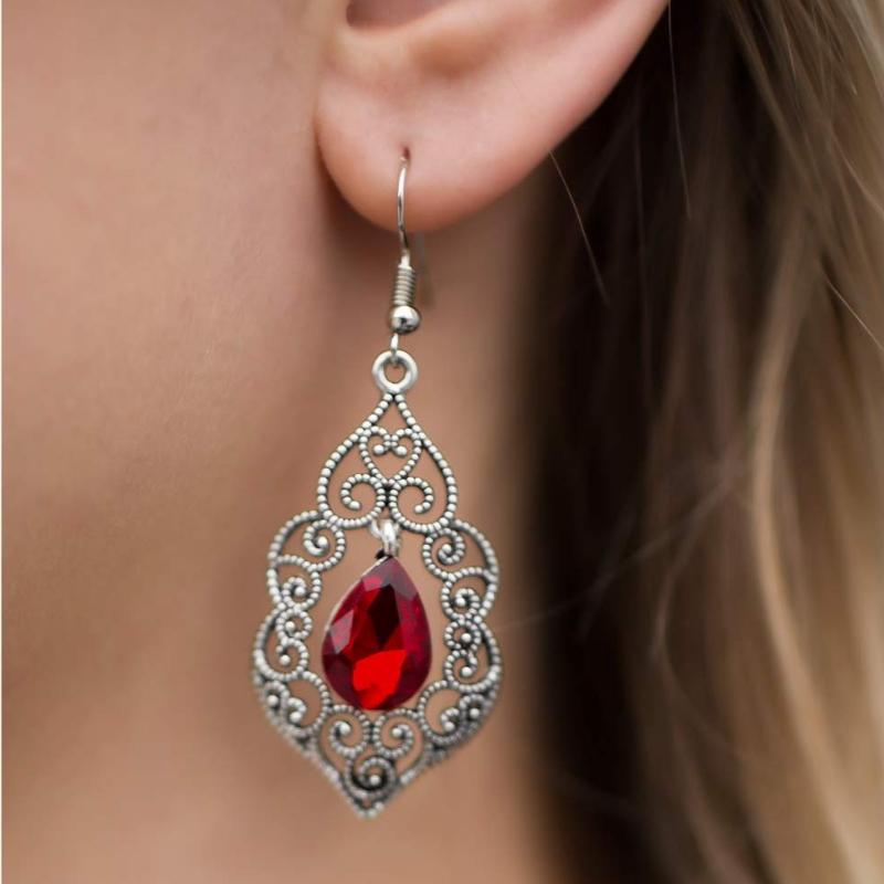 The Selection Red Earrings