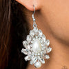 Trophy Trove White Gem and Pearl Earrings