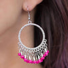 Wild Style Pink Earrings