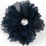 Best Lace Forward Blue Hair Clip and Brooch