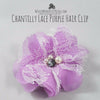 Chantilly Lace Purple Hair Clip