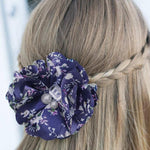 Just Be Merry Blue Hair Clip