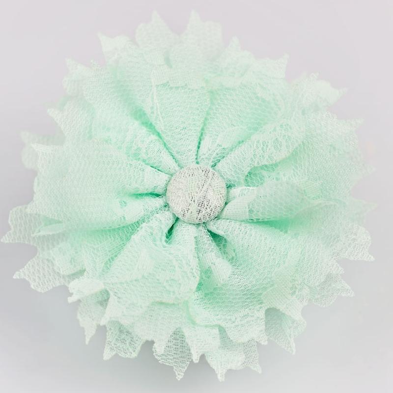 Lace Be Honest Green Hair Clip
