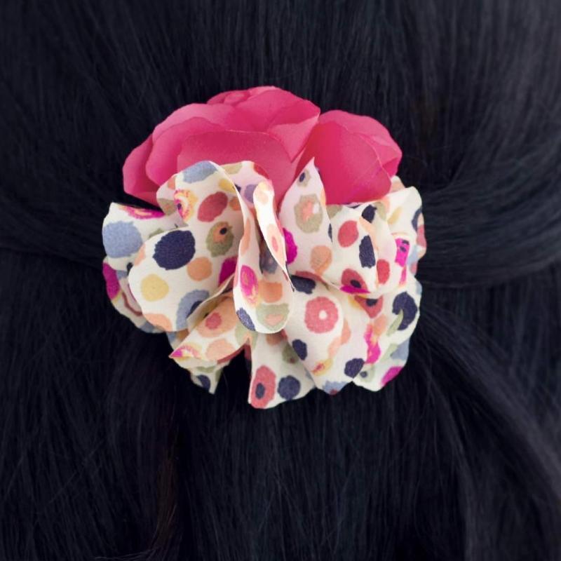 Little Itty Bitty Pretty One Pink Multi Color Hair Clip