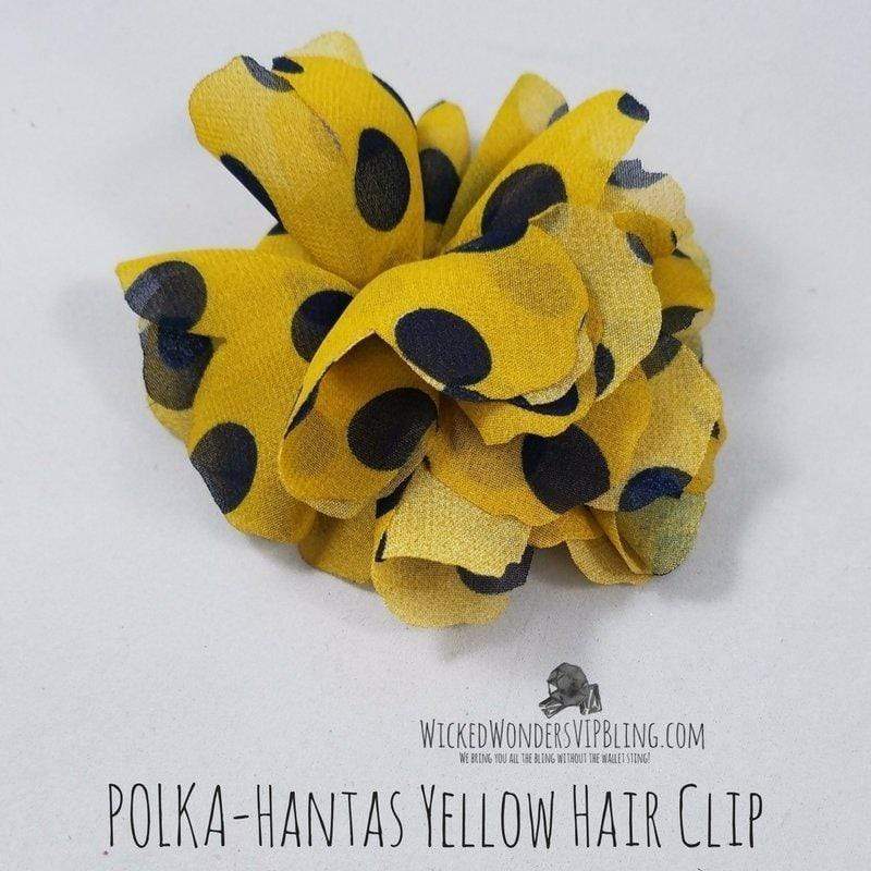POLKA-Hantas Yellow Hair Clip
