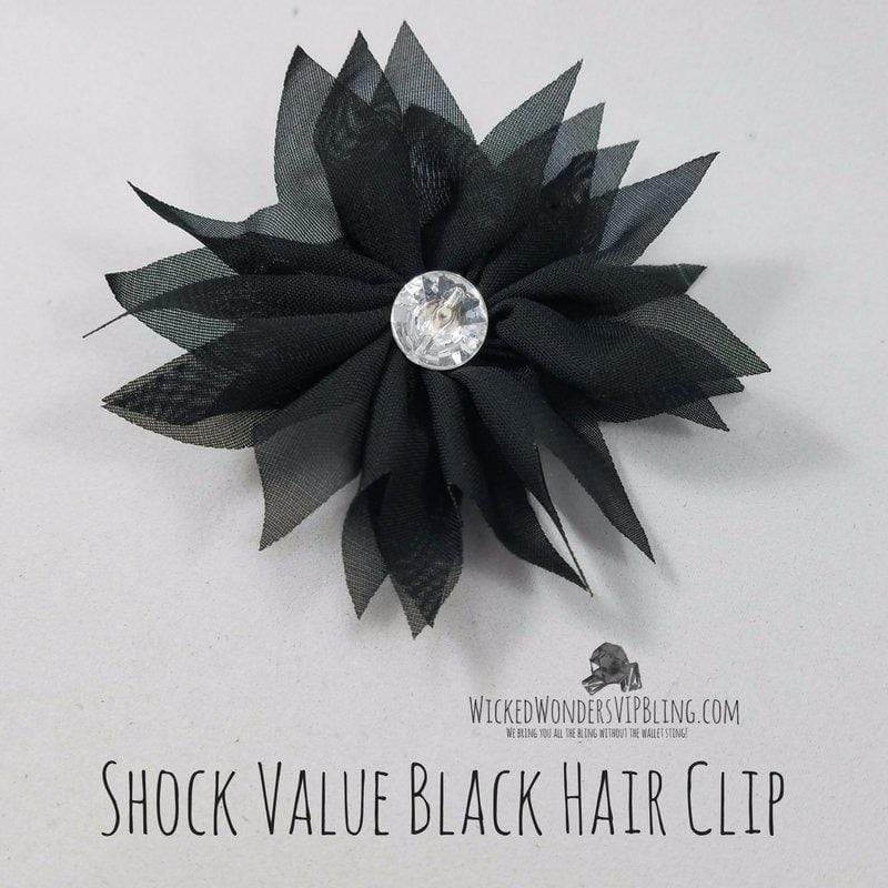 Shock Value Black Hair Clip